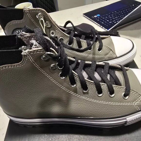 Converse Chuck Taylor All-Star City Trek Waterproof Leather Shoes A05575C SZ 10 - Picture 4 of 9